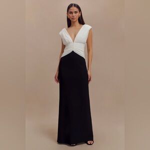 MESHKI Monique Contrast Dress